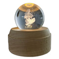 Music Box Carved in 12 Constellations Crystal Ball Music Box