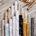 UDK Modern Design Marble Wall Paper Vinyl Adhesive Wallpaper Sticker Cheap Price PVC Waterproof for Kitchen or Apartment