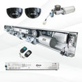 DEPER 24V DC Brushless Motor 125A Modern Aluminium Automatic Sliding Glass Door for Hotels Option