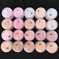 2oz/Bottle 3 in 1 Nude Acrylic Nail Powder 20 Colors White Pink Clear Extension Carving Sculptured Powder Polymer Art Dust
