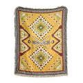 Manufacturer Cotton Woven Throw Blanket Vintage Style Native Throw Rugs for Home Decor