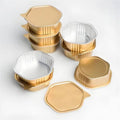 Various Sizes Strong Durable Aluminum Small Cup Aluminium Foil Container Food Tray Smooth Wall