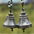 1 Pair Chinese Dragon Phoenix Feng Shui Bell Good Luck Fortune Hanging Wind Chime Decor