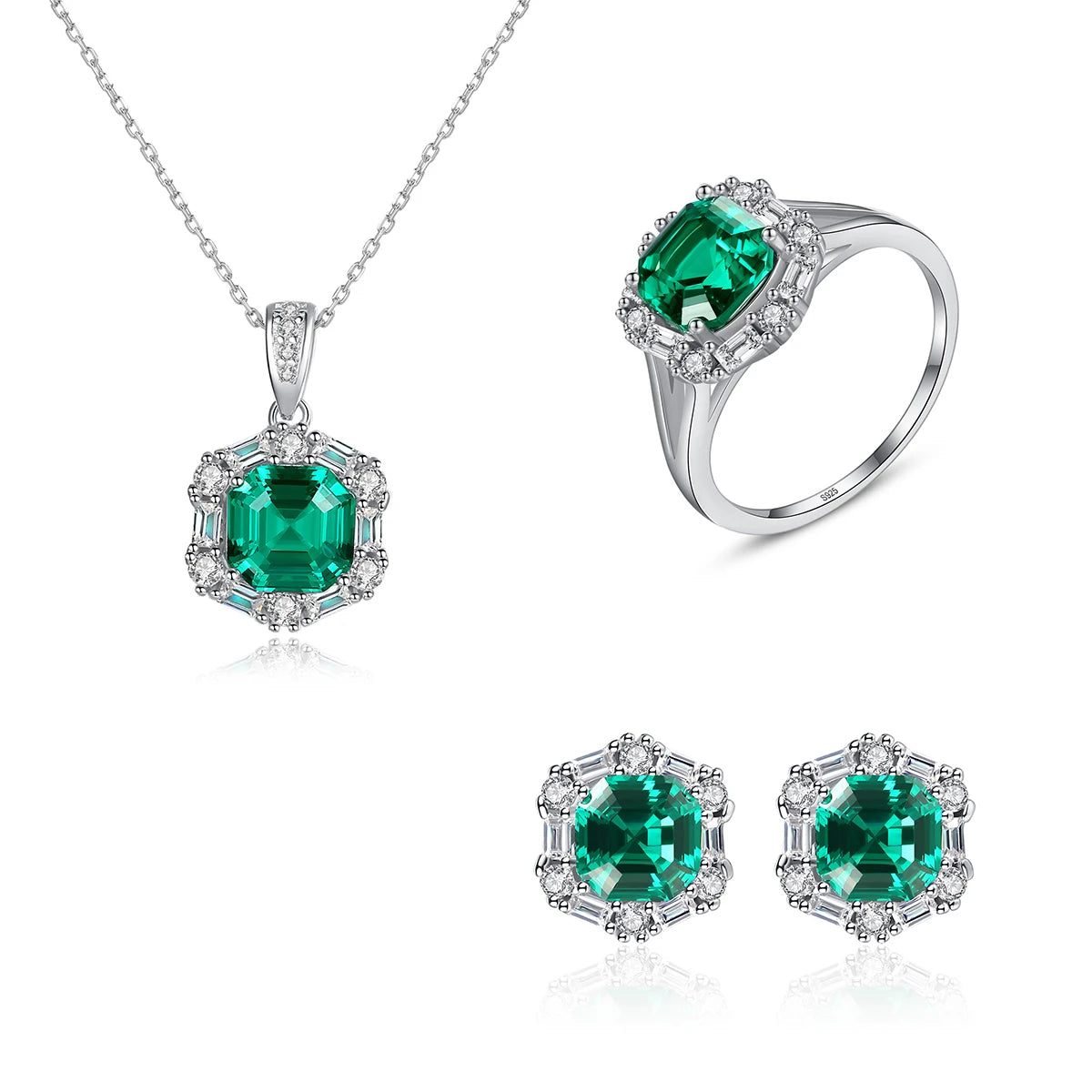 CZCITY Ear Ring Statement Earring Bridal Set Chain Necklace Supplier Woman Gemstone Fashion Jewelry