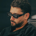 QSKY 2023 New Retro UV400 Trend Color Matching Shades Sunglass Small Size Men square Frame Sunglasses