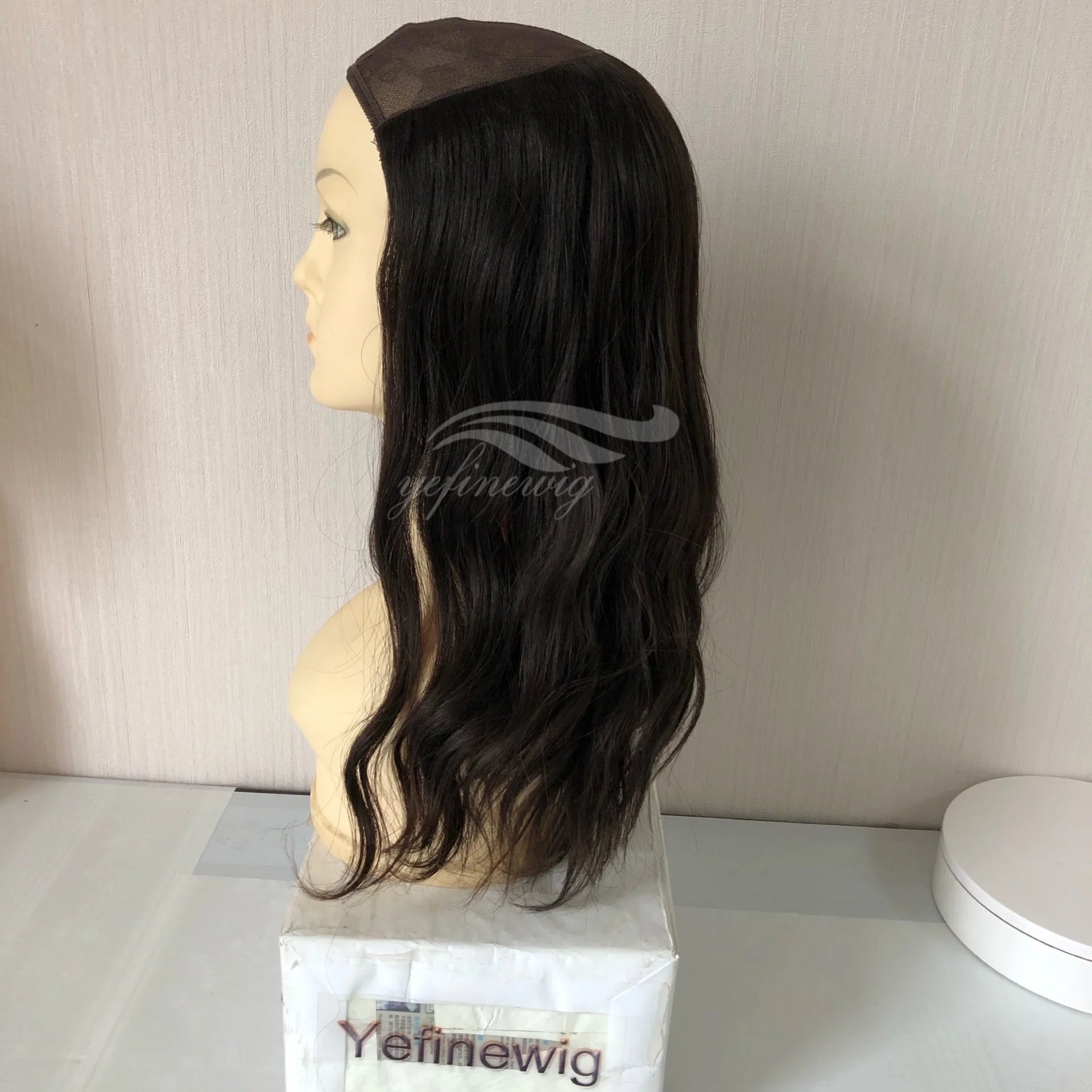 Bob Style Wavy Wigs Jewish Hat Fall Wig