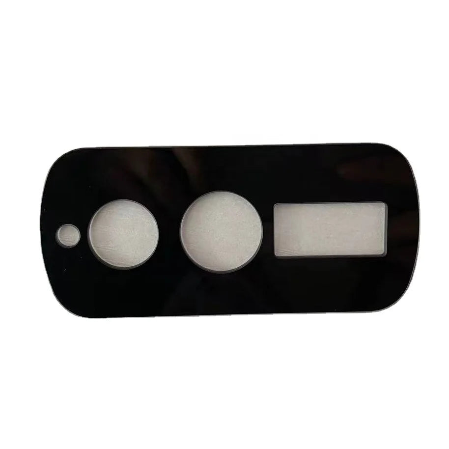 Black Printed Silk Screen Clear Glass Hollow Industrial Solar Panels Greenhouses Instrument Bulletproof Protection Building