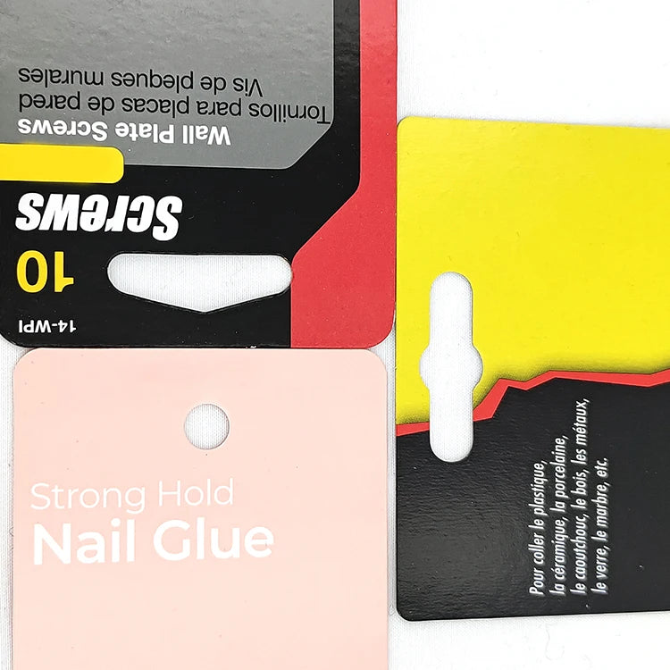 Cheap Custom Blister Packs with the Paper Cards Printing Slide Blister Packaging Insert Card