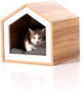 Outdoor Cat House Garden Patio Decorative Chinchilla House - Small Animal Hideout for Chinchilla  Wood Pet House