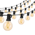 100ft LED String Lights 50leds E12 G40 Bulb PC Lampshade Waterproof Garden Lights Outdoor Light Garland for Wedding Decoration
