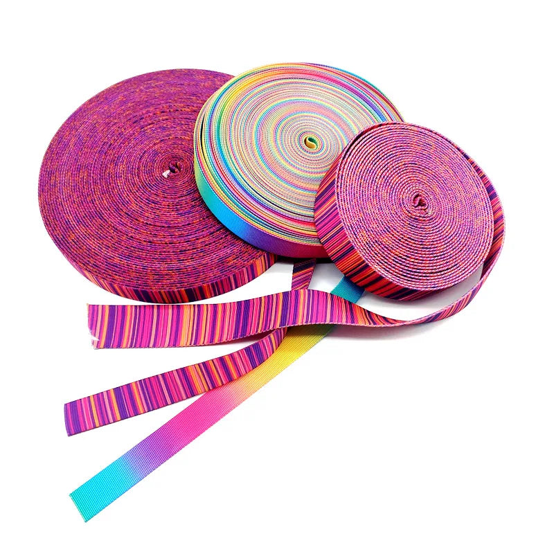 Weaver Custom 25mm 1inch Tasma Eco Friendly Woven High Tenacity 100% Polyester Tape Jacquard Heat Transferred Printed Webbing