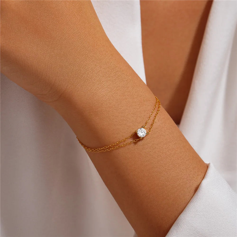 Fine Jewelry 925 Silver Bracelet Women Real 925 Sterling Silver Heart Chain Bracelet Charm Silver 925 Bracelet Jewelry