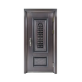 2025 Factory Hot Sales Entrance Metal Exterior Pivot Front Fancy Metal Stainless Steel Pivot Gate Door Design Doors