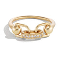 Milskye Fine Jewelry Rings Sterling Silver Round Cz Boho Hollow Carved Interlocking Rings