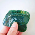 Huiying Beauty and Personal Care Moss Agate Jagged square Shape Crystal Gem Gua Sha Board Custom Massager