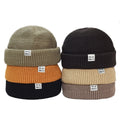 Hip Hop Beanie Knitted Hat Skullcap Brimless Baggy Melon Cap Cuff Docker  Hat