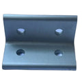 Silver Oxide Aluminium Profile 4080 L-Angle Corner Bracket with 4 Holes Aluminum Alloy Material Durable Bracket Type