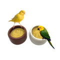 GSF GA-2565 Wear-Resistant Plastic Bird Feeder Smooth Bottom Bird Feeder Recycled Plastic Bowl for Feed Parrot Canary Pigeon