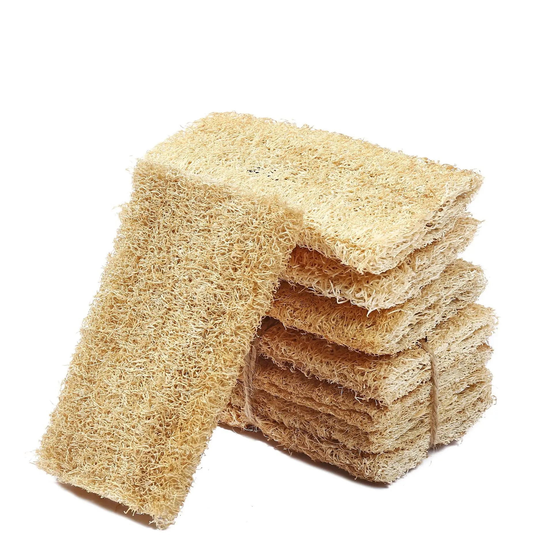 Natural Loofah Sponge Sponge Compressed Wood Pulp Cotton Kitchen Cleaning Sponge