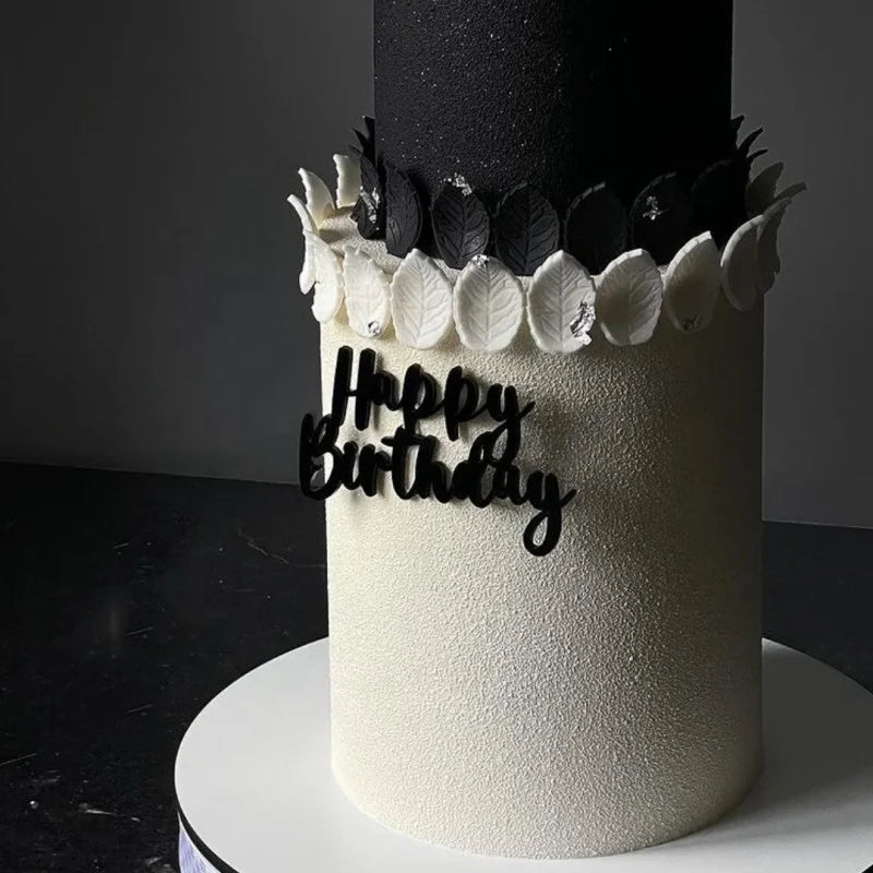 New Arrival Custom Acrylic Happy Birthday Cake Topper Princess Shape for Christmas and Easter Cake Decorations Party Supplies