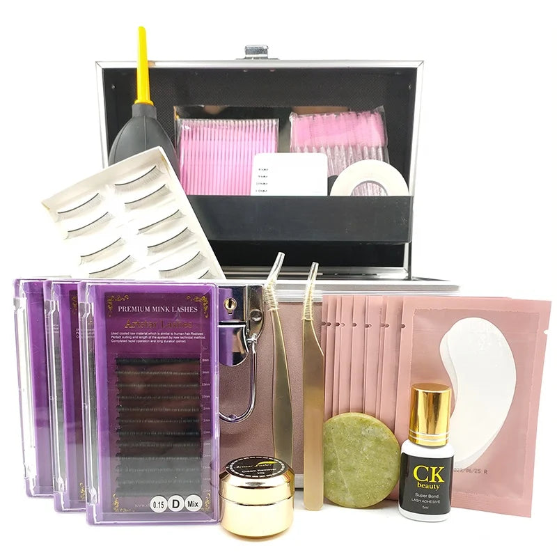 Hot Selling Eyelash Extension Kits Professional Eyelash Extension Tools Eyelash Extension Factory