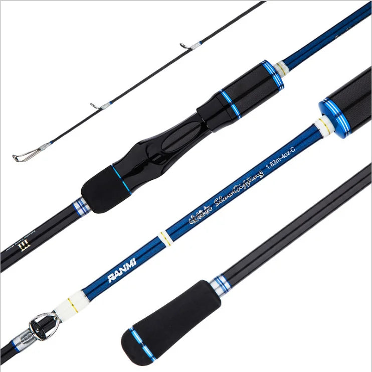 1.83/1.98 Japan Full Fuji Slow Jigging Fishing Rod 2 Sections Carbon Fiber Saltwater Spinning Casting Rod Fishing Rod MegaBDM