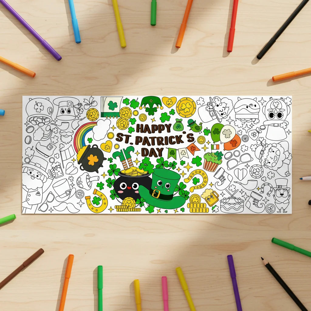 Custom Logo DIY Painting Coloring Offset Paper Roll for Kids Customized Children's Drawing Graffiti Scrolls Film