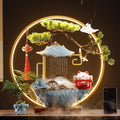 2024 Ceramic With Lights Led Light Backflow Waterfall Incense Burner for Home Decor