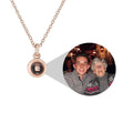 Customized Alloy I love You 100 Language Anti-Tarnish Photo Projection Necklace