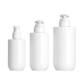 Environmentally Friendly Green Round Shaped Shampoo and Conditioner Shower Cosmetic Airless Pump Bottle