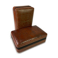 Vanace Custom Spanish Luxury Leather and Wood Humidor Cigar Box Modern Lacquer Case With Storage Bag Wholesale