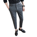 Wholesale Casual Pants Men's Fashion Solid Color Dress Business Pants Streetwear Straight Korean Trousers Suit Pants 100%