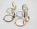 IPRESTA Mini Single-Sided Iron Round Mirror With Magnifying Feature Custom Logo Pocket Makeup Mirror for Girls Wholesale