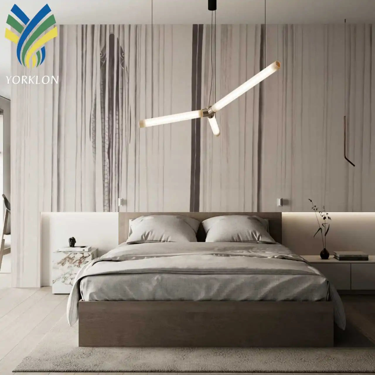 YKMM 264 Custom Modern 3D Tree Wallpaper Waterproof Hotel Wall Murals for Interior Decoration Graphic Design Solution
