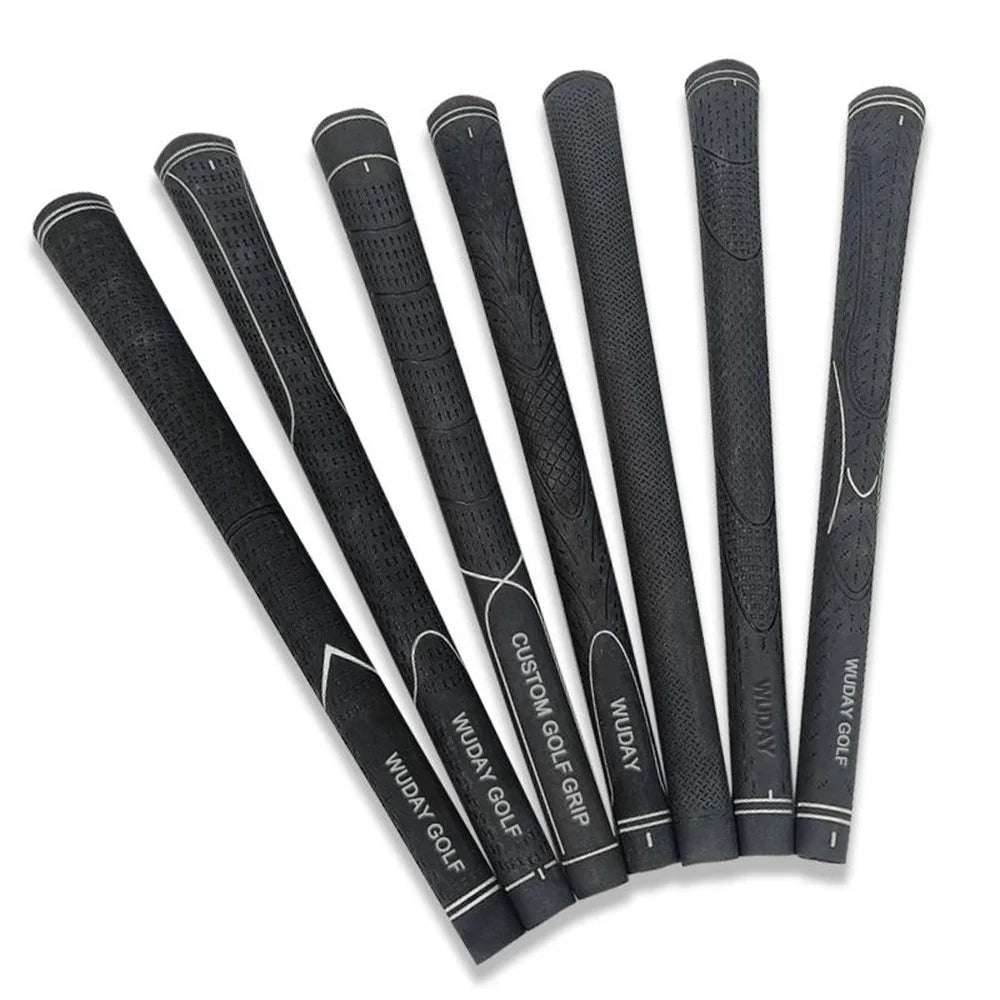 Wholesale Cheap Price Custom Golf Grips Standard Black Rubber Golf Driver Wood Iron Club Grip Golf