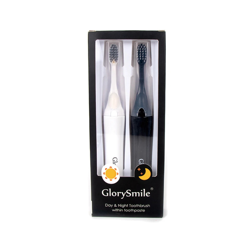 Professional New Design 2 in 1 Toothbrush Charcoal Toothpaste OEM Package MegaBDM