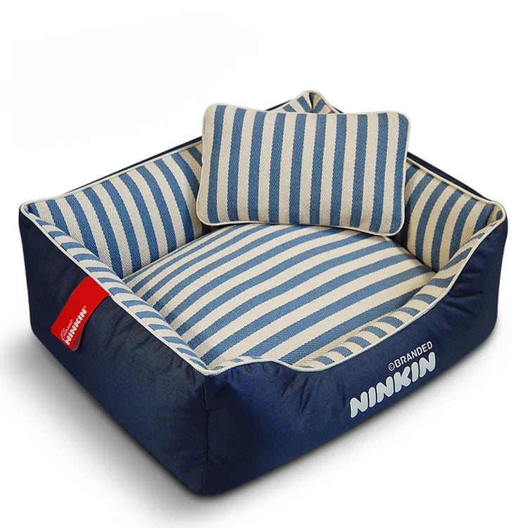 Wholesale New Design Warmth Comfortable Pet Soft Plush Warmth Luxury Human Size Bed for Large Dogs