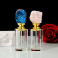 30ml 50ml 100ml Big Capacity Agate Stone Perfume Oil Bottle Cylinder Fragrance Oil Crystal Display Bottle Packaging Box