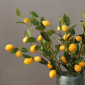 D-BR006 Modern Design 2021 Hot Sale Home Decorative Artificial Single Stem Lemon Branch for Wedding Decoration
