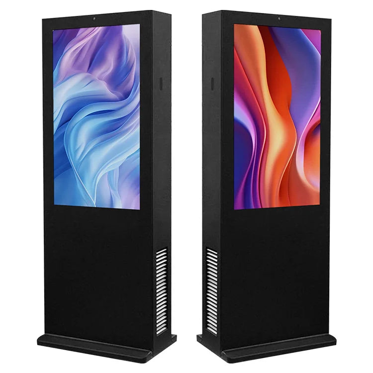 Vertical Portable Digital Signage and Displays Outdoor Tv Waterproof LED Digital Signage 55 Inch Digital Signage Totem