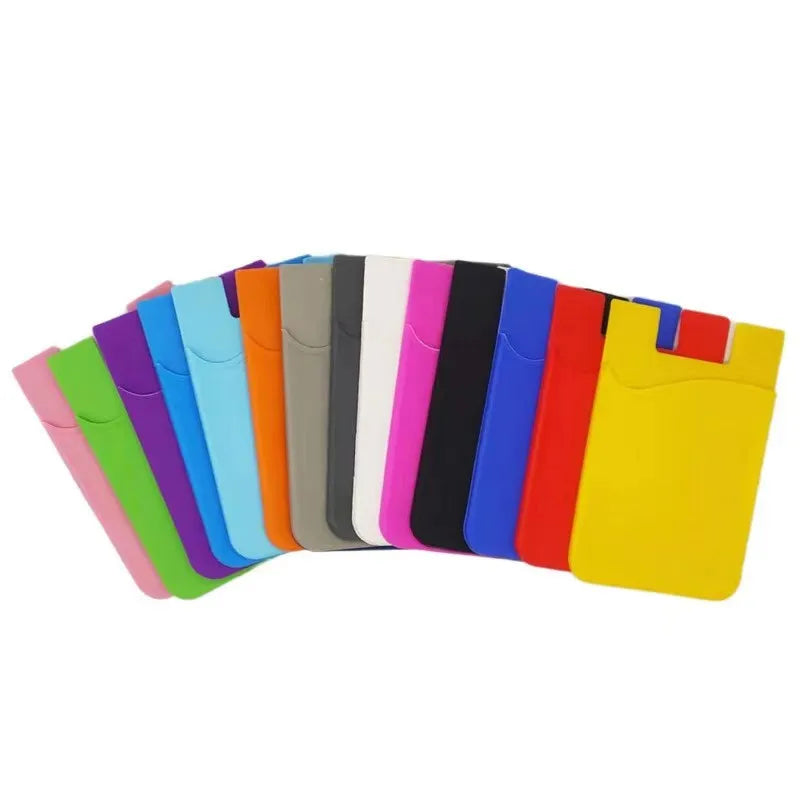 USA Personalized Silicon Stick on Card Holder Wallet for Cell Phones