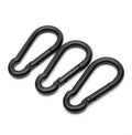 6*60 8*80 Black Steel Spring Hook Key Chain Climbing Hooks Carabiner