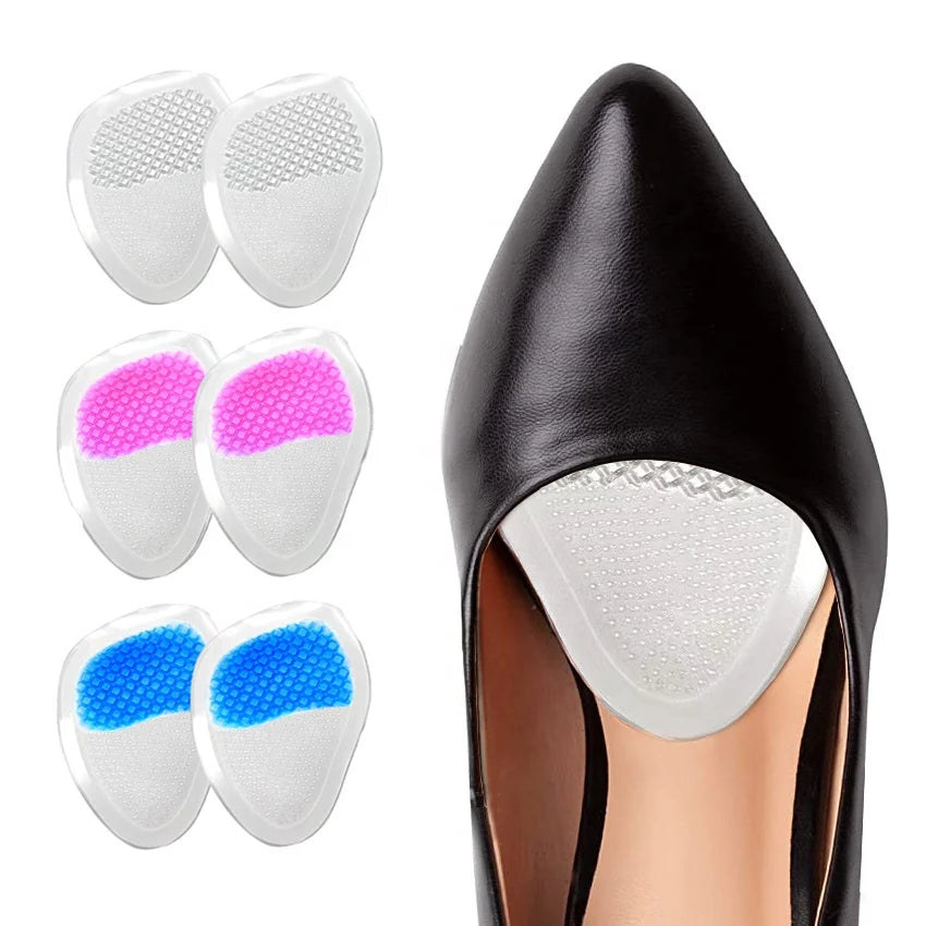 MediFootCare Forefoot Cushion Pads Soft Foot Care Gel Ball of Foot Cushions Prevent Calluses Blisters Metatarsal Pads HA01304