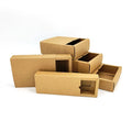 Custom Printing Various Sizes Hard Rigid Cardboard Luxury Kraft Sliding Drawer Gift Box Packaging