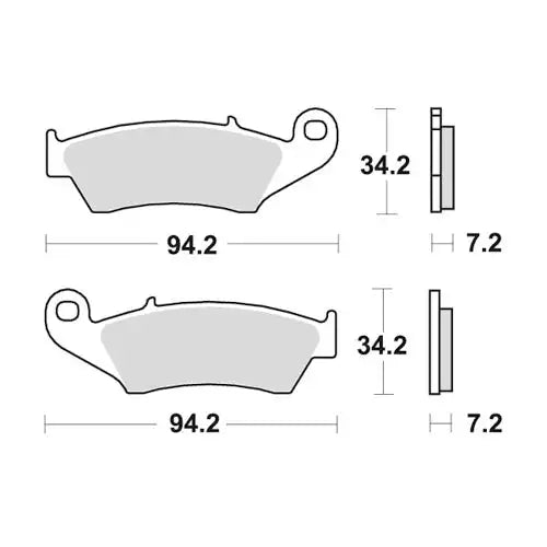 WRP Standard Front Pads for Honda CRF 250RX 19-25 Hand Tools