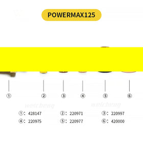 Hot Selling Plasma Cutting Consumables Electrode 220971 Nozzle 220975 Shield 220976 for Plasma Torch Powermax125
