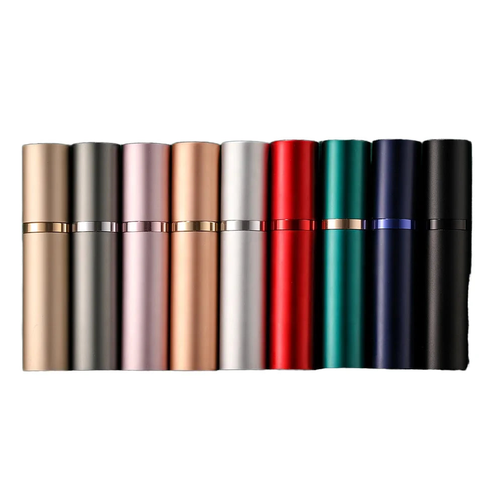 MUB Bulk Premium Luxury Fragrance Bottles 5ml Bottom Fill Aluminum Case Glass Liner Perfume Bottle