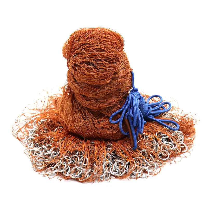 - 14ft Japanese Style Lead Chain Mono Cast Net Casting Net Good Quality of Cap-dua Ikan 6ft PP Woven Bag Single PA Fishing Nets