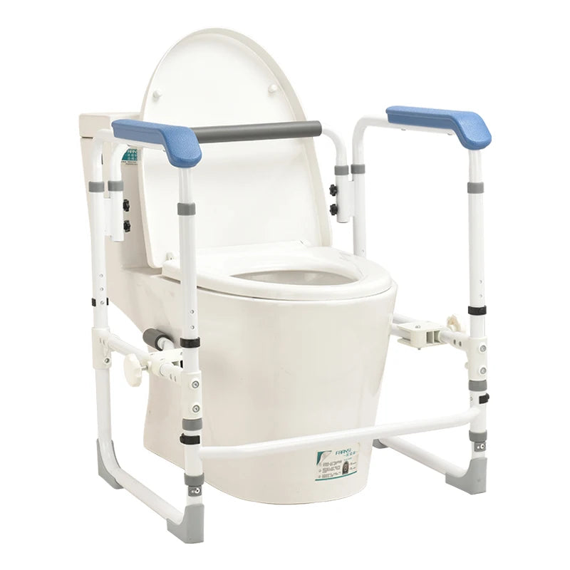 Safebond 2025 Height Adjustable Bathroom Toilet Chair Armrest Stand Handrail Disabled Access Rehabilitation Therapy Supplies