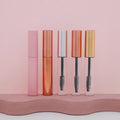 10ml Empty Rose Gold pink Colorful clear Mascara Wand Tubes with Brush